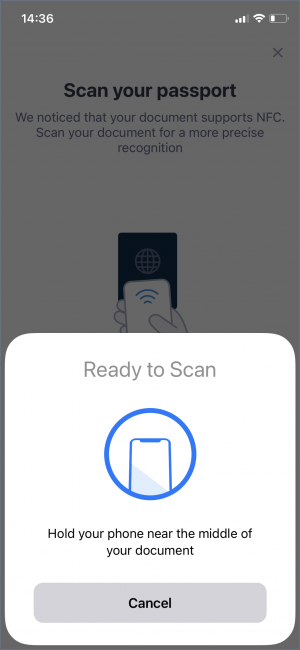 2 The user taps the document… 2 The user taps the document...